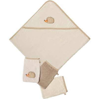 Erwin Müller - Kinder-Frottierset 4-teilig - braun-beige - bath set Erwin Müller - Kinder-Frottierset 4-teilig - braun-beige - bath set