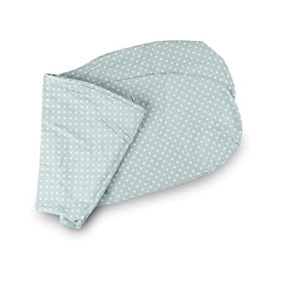 Ehrenkind ® Stillkissenbezug 190x30cm aus Bio Baumwolle Bezug für Seitenschläfer-Kissen & Lagerungskissen Baby GRAUBLAU Punkte Ehrenkind ® Stillkissenbezug 190x30cm aus Bio Baumwolle Bezug für Seitenschläfer-Kissen & Lagerungskissen Baby GRAUBLAU Punkte