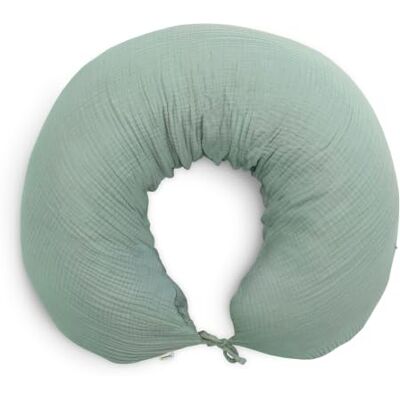 Ehrenkind ® Stillkissen Faserbällchen 190 cm, Bio-Musselin, Schwangerschaft & Stillzeit, Jade Ehrenkind ® Stillkissen Faserbällchen 190 cm, Bio-Musselin, Schwangerschaft & Stillzeit, Jade