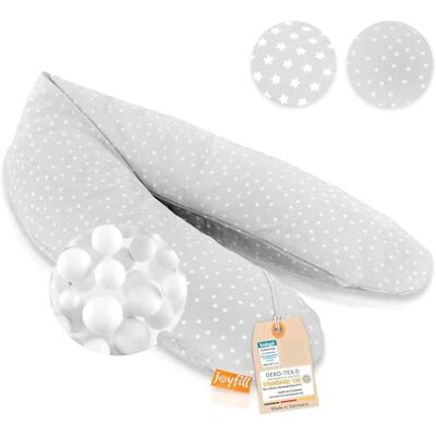 joyfill ® Stillkissen Mikroperlen 190cm I Schwangerschaftskissen Made in Germany I Ideal zum Schlafen & Stillen Dank & Bequemer Füllung I Stillkissen XXL joyfill ® Stillkissen Mikroperlen 190cm I Schwangerschaftskissen Made in Germany I Ideal zum Schlafen & Stillen Dank & Bequemer Füllung I Stillkissen XXL