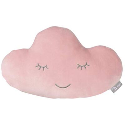 roba Kuschelkissen in Wolken Form Style Weiches Dekokissen für Baby- & Kinderzimmer für Mädchen & Jungen Rosa / Mauve roba Kuschelkissen in Wolken Form Style Weiches Dekokissen für Baby- & Kinderzimmer für Mädchen & Jungen Rosa / Mauve