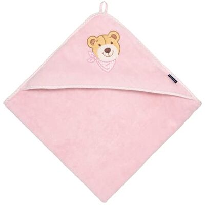 Morgenstern Baby Kapuzentuch 100 x 100 cm rosa pink 100% Baumwolle Morgenstern Baby Kapuzentuch 100 x 100 cm rosa pink 100% Baumwolle