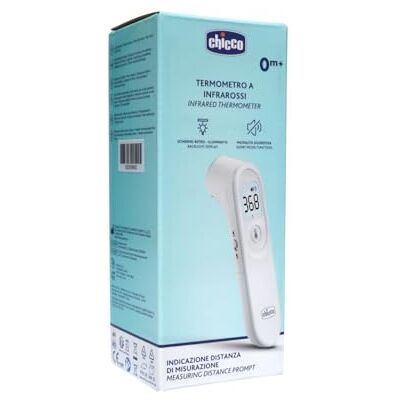 Chicco Infrarot-Thermometer YT-1 mit Hintergrundbeleuchtung, geräuschloser Modus, praktisch und funktional, mit Vibrationssignal, 0+ Monate Chicco Infrarot-Thermometer YT-1 mit Hintergrundbeleuchtung, geräuschloser Modus, praktisch und funktional, mit Vibrationssignal, 0+ Monate
