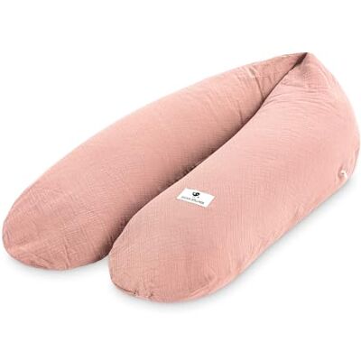 Julius Zöllner Stillkissen Musselin Schwangerschaftskissen, Seitenschläferkissen & Lagerungskissen in einem 100% Baumwolle, Oeko-TEX Standard 100 Dusty Rose Julius Zöllner Stillkissen Musselin Schwangerschaftskissen, Seitenschläferkissen & Lagerungskissen in einem 100% Baumwolle, Oeko-TEX Standard 100 Dusty Rose