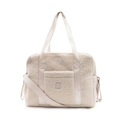 Jollein Wickeltasche 40x30x17cm Teddy Lou Sand Inkl. Wickelunterlage, Mit Fächern & Kinderwagenbefestigung, Flaschenhalter Jollein Wickeltasche 40x30x17cm Teddy Lou Sand Inkl. Wickelunterlage, Mit Fächern & Kinderwagenbefestigung, Flaschenhalter