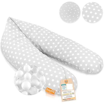 joyfill ® Stillkissen Mikroperlen 190cm I Schwangerschaftskissen Made in Germany I Ideal zum Schlafen & Stillen Dank & Bequemer Füllung I Stillkissen XXL joyfill ® Stillkissen Mikroperlen 190cm I Schwangerschaftskissen Made in Germany I Ideal zum Schlafen & Stillen Dank & Bequemer Füllung I Stillkissen XXL