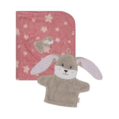 Sterntaler Multipack Frottee Hase Hanni Set, Kapuzenbadetuch 100x100 cm und Waschhandschuh, saugfähige Baumwolle, weich & hautfreundlich, Blumenmotiv Sterntaler Multipack Frottee Hase Hanni Set, Kapuzenbadetuch 100x100 cm und Waschhandschuh, saugfähige Baumwolle, weich & hautfreundlich, Blumenmotiv