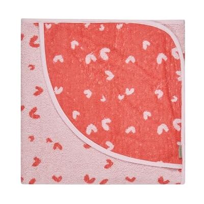 Sterntaler Kapuzenbadetuch Bär Betty, Baby-Badetuch mit Kapuze, saugfähige Baumwolle, Herzchen-Applikation, weich und pflegeleicht, 100×100×0,5 cm, rosa Sterntaler Kapuzenbadetuch Bär Betty, Baby-Badetuch mit Kapuze, saugfähige Baumwolle, Herzchen-Applikation, weich und pflegeleicht, 100×100×0,5 cm, rosa