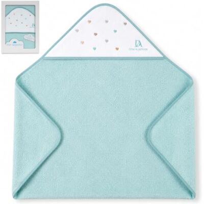Interbaby Don Algodon Extraweicher Baby-Badeumhang, Bunte Herzen Interbaby Don Algodon Extraweicher Baby-Badeumhang, Bunte Herzen