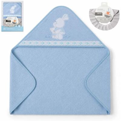 Interbaby Baby-Badecape + verstellbare Kappe, Verspieltes Baby Interbaby Baby-Badecape + verstellbare Kappe, Verspieltes Baby