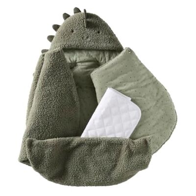 Vertbaudet 2-in-1 Baby Ausfahrsack/Wickelunterlage, Teddy Oeko-Tex Vertbaudet 2-in-1 Baby Ausfahrsack/Wickelunterlage, Teddy Oeko-Tex