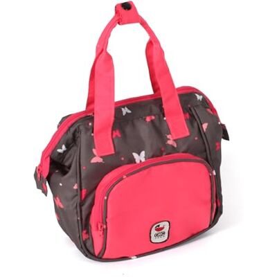 Bayer Puppen-Wickeltasche Butterfly Koralle Puppenzubehör Bayer Puppen-Wickeltasche Butterfly Koralle Puppenzubehör