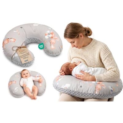 Totsy Baby Stillkissen klein 130 cm C-Form Nursing Pillow Breastfeeding Pillow Stillmond Stützkissen Stillhörnchen · abnehmbarer Minky Bezug · zum Stillen ergonomisch waschbar · OEKO-TEX · Kaninchen Totsy Baby Stillkissen klein 130 cm C-Form Nursing Pillow Breastfeeding Pillow Stillmond Stützkissen Stillhörnchen · abnehmbarer Minky Bezug · zum Stillen ergonomisch waschbar · OEKO-TEX · Kaninchen