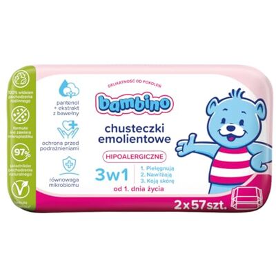 Bambino Baby-Taschentücher Duopack 2x63St. Bambino Baby-Taschentücher Duopack 2x63St.