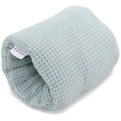 HOBEA-Germany Ministillkissen für unterwegs, Modell: Waffelmuster graublau OEKO-TEX® STANDARD 100 zertifiziert, IGR zertifiziert (ergonomisches Produkt) Stillmuff Reisestillkissen Armstillkissen HOBEA-Germany Ministillkissen für unterwegs, Modell: Waffelmuster graublau OEKO-TEX® STANDARD 100 zertifiziert, IGR zertifiziert (ergonomisches Produkt) Stillmuff Reisestillkissen Armstillkissen