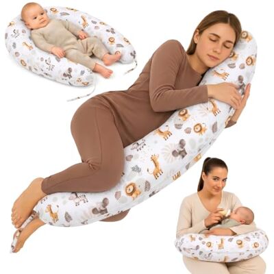 Totsy Baby Stillkissen XXL Schwangerschaftskissen Kissen 190 cm Nursing Pillow ergonomisch Totsy Baby Stillkissen XXL Schwangerschaftskissen Kissen 190 cm Nursing Pillow ergonomisch