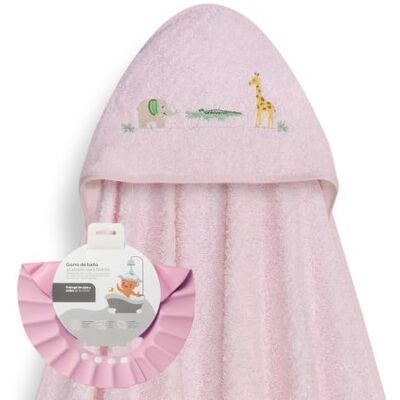Interbaby Baby-Badecape + verstellbare Kappe, Baby-Bärengesicht Guipure Interbaby Baby-Badecape + verstellbare Kappe, Baby-Bärengesicht Guipure