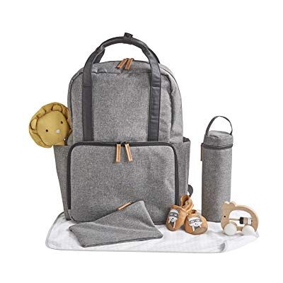 Vertbaudet Wickelrucksack, grau meliert, 1 Unité (Lot de 1) Vertbaudet Wickelrucksack, grau meliert, 1 Unité (Lot de 1)