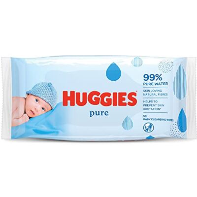 HUGGIES Pure Baby Wipes, 56 Stück HUGGIES Pure Baby Wipes, 56 Stück