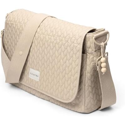 SUAVINEX , Umhängetasche für Kinderwagen, große Kapazität, verstellbare Griffe am Kinderwagen, Klappe und Reißverschluss, wasserdicht, mit Innentaschen, Beige SUAVINEX , Umhängetasche für Kinderwagen, große Kapazität, verstellbare Griffe am Kinderwagen, Klappe und Reißverschluss, wasserdicht, mit Innentaschen, Beige