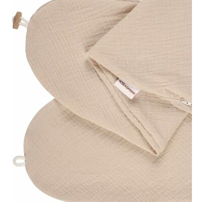 HOBEA-Germany Stillkissenbezug Ersatzbezug Modell: Musselin beige Wechselbezug FÜR KLEINE MISSGESCHICKE – Falls im Familienalltag mal etwas schiefgeht, OEKO-TEX® STANDARD 100 zertifiziert HOBEA-Germany Stillkissenbezug Ersatzbezug Modell: Musselin beige Wechselbezug FÜR KLEINE MISSGESCHICKE – Falls im Familienalltag mal etwas schiefgeht, OEKO-TEX® STANDARD 100 zertifiziert