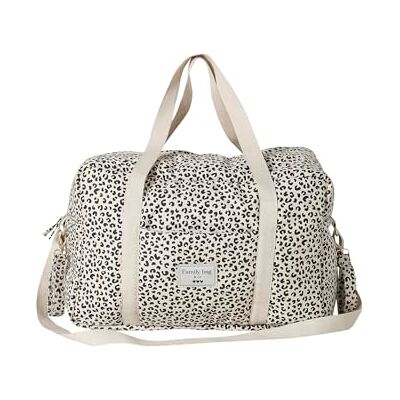 Vertbaudet Wickeltasche mit Schultergurt und Taschen mit Matte, Beige bedruckt, Einheitsgröße, Klassisch Vertbaudet Wickeltasche mit Schultergurt und Taschen mit Matte, Beige bedruckt, Einheitsgröße, Klassisch