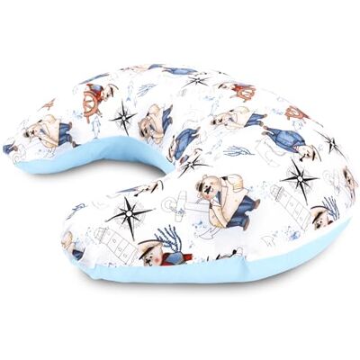 Amilian Stillkissen Klein – Lagerungskissen Stillhörnchen – Schwangerschaftskissen für Schwangere – Babylesekissen Seitenschläferkissen – Nursing Pillow Matrosen Amilian Stillkissen Klein – Lagerungskissen Stillhörnchen – Schwangerschaftskissen für Schwangere – Babylesekissen Seitenschläferkissen – Nursing Pillow Matrosen