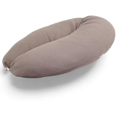 HOBEA-Germany Stillkissen, Modell: Waffelmuster Taupe OEKO-TEX® STANDARD 100 zertifiziert, IGR zertifiziert (ergonomisches Produkt) ideal zum Stillen und Schlafen für Schwangere HOBEA-Germany Stillkissen, Modell: Waffelmuster Taupe OEKO-TEX® STANDARD 100 zertifiziert, IGR zertifiziert (ergonomisches Produkt) ideal zum Stillen und Schlafen für Schwangere