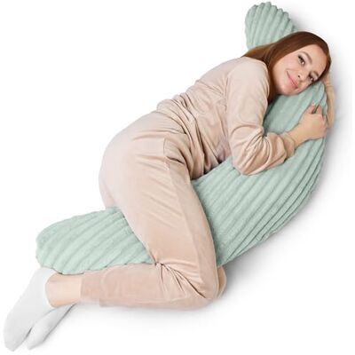 Amilian Stillkissen XXL 170 cm Schwangerschaftskissen; Seitenschläferkissen, Pregnancy Pillow mit abnehmbarem Bezug, Lagerungskissen für Seitenlage, Schlaf; Stillkissen Waldruhe Amilian Stillkissen XXL 170 cm Schwangerschaftskissen; Seitenschläferkissen, Pregnancy Pillow mit abnehmbarem Bezug, Lagerungskissen für Seitenlage, Schlaf; Stillkissen Waldruhe