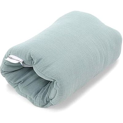 HOBEA-Germany Ministillkissen für unterwegs, Modell: Musselin graublau OEKO-TEX® STANDARD 100 zertifiziert, IGR zertifiziert (ergonomisches Produkt) Stillmuff Reisestillkissen Armstillkissen HOBEA-Germany Ministillkissen für unterwegs, Modell: Musselin graublau OEKO-TEX® STANDARD 100 zertifiziert, IGR zertifiziert (ergonomisches Produkt) Stillmuff Reisestillkissen Armstillkissen