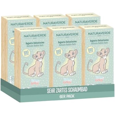 Naturaverde Baby-BIO-Disney-Ultra Delicate Bath, 6x 200ml Naturaverde Baby-BIO-Disney-Ultra Delicate Bath, 6x 200ml