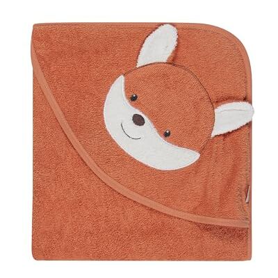 Sterntaler Kapuzenbadetuch Fuchs Filou – weiches Babyhandtuch mit Kapuze aus saugfähiger Baumwolle mit 3D-Ohren – hautfreundliches Badetuch für Babys & Kleinkinder – rost, 100 x 100 cm Sterntaler Kapuzenbadetuch Fuchs Filou – weiches Babyhandtuch mit Kapuze aus saugfähiger Baumwolle mit 3D-Ohren – hautfreundliches Badetuch für Babys & Kleinkinder – rost, 100 x 100 cm