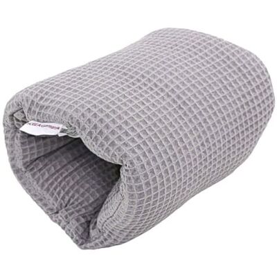 HOBEA-Germany Ministillkissen für unterwegs, Modell: Waffelmuster grau OEKO-TEX® STANDARD 100 zertifiziert, IGR zertifiziert (ergonomisches Produkt) Stillmuff Reisestillkissen Armstillkissen HOBEA-Germany Ministillkissen für unterwegs, Modell: Waffelmuster grau OEKO-TEX® STANDARD 100 zertifiziert, IGR zertifiziert (ergonomisches Produkt) Stillmuff Reisestillkissen Armstillkissen