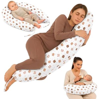 Totsy Baby Stillkissen XXL Schwangerschaftskissen Kissen 190 cm Nursing Pillow ergonomisch Totsy Baby Stillkissen XXL Schwangerschaftskissen Kissen 190 cm Nursing Pillow ergonomisch
