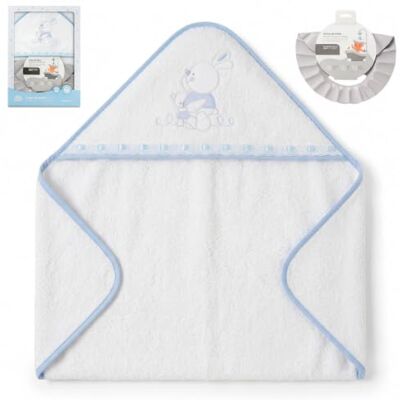 Interbaby Baby-Badecape + verstellbare Kappe, Baby-Bärengesicht Guipure Interbaby Baby-Badecape + verstellbare Kappe, Baby-Bärengesicht Guipure