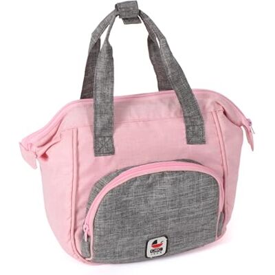 Bayer Puppen-Wickeltasche Melange Grau-Rosa Puppenzubehör Bayer Puppen-Wickeltasche Melange Grau-Rosa Puppenzubehör