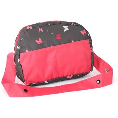 Bayer Puppen-Wickeltasche Puppenzubehör Butterfly Koralle Stylische Puppen-Wickeltasche mit viel Stauraum. Mit verstellbarem Tragegurt. Perfekt für unterwegs. Puppentasche. Bayer Puppen-Wickeltasche Puppenzubehör Butterfly Koralle Stylische Puppen-Wickeltasche mit viel Stauraum. Mit verstellbarem Tragegurt. Perfekt für unterwegs. Puppentasche.