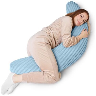 Amilian Stillkissen XXL 170 cm Schwangerschaftskissen; Seitenschläferkissen, Pregnancy Pillow mit abnehmbarem Bezug, Lagerungskissen für Seitenlage, Schlaf; Stillkissen Ozeangeheimnis Amilian Stillkissen XXL 170 cm Schwangerschaftskissen; Seitenschläferkissen, Pregnancy Pillow mit abnehmbarem Bezug, Lagerungskissen für Seitenlage, Schlaf; Stillkissen Ozeangeheimnis