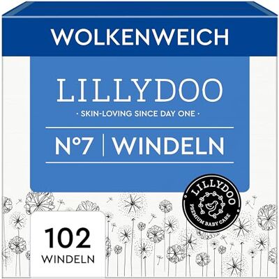 LILLYDOO hautfreundliche Windeln, Monatsbox, Größe 7 (15+ kg), 102 Stück LILLYDOO hautfreundliche Windeln, Monatsbox, Größe 7 (15+ kg), 102 Stück