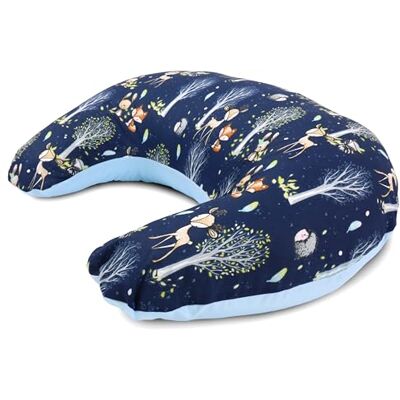 Amilian Stillkissen Klein – Lagerungskissen Stillhörnchen – Schwangerschaftskissen für Schwangere – Babylesekissen Seitenschläferkissen – Nursing Pillow Zauberwald Amilian Stillkissen Klein – Lagerungskissen Stillhörnchen – Schwangerschaftskissen für Schwangere – Babylesekissen Seitenschläferkissen – Nursing Pillow Zauberwald