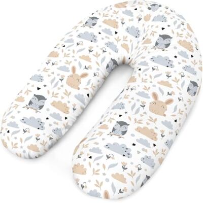 Amilian Stillkissen 170 cm XXL – Schwangerschaftskissen für Schwangere – Lagerungskissen – Seitenschläferkissen mit Bezug – Body Pillow für Stillzeit Amilian Stillkissen 170 cm XXL – Schwangerschaftskissen für Schwangere – Lagerungskissen – Seitenschläferkissen mit Bezug – Body Pillow für Stillzeit