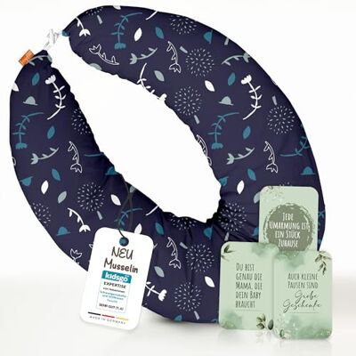 joyfill Stillkissen I Von Hebammen Getestet I XXL Schwangerschaftskissen & Seitenschläferkissen I Lagerungskissen Baby & Schlafkissen für Schwangere I Flüsterleise Füllung (Dark Night Blue, 170 cm) joyfill Stillkissen I Von Hebammen Getestet I XXL Schwangerschaftskissen & Seitenschläferkissen I Lagerungskissen Baby & Schlafkissen für Schwangere I Flüsterleise Füllung (Dark Night Blue, 170 cm)