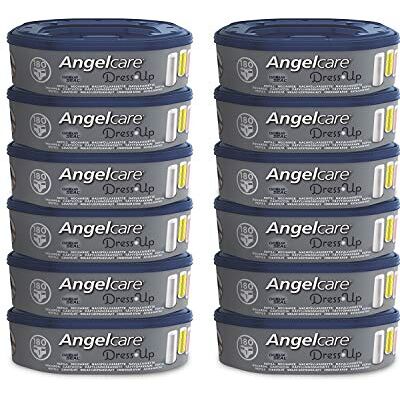 Angelcare Original Nachfüllkassetten Classic/Dress-Up XL, 12er-Pack, 5x weniger Folienverbrauch Angelcare Original Nachfüllkassetten Classic/Dress-Up XL, 12er-Pack, 5x weniger Folienverbrauch