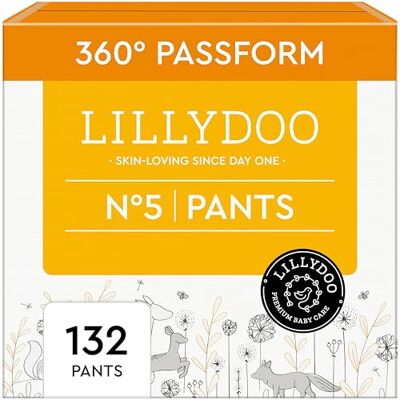 LILLYDOO Baby Windeln Pants Größe 5 (11+ kg), Monatsbox (132 Stück) LILLYDOO Baby Windeln Pants Größe 5 (11+ kg), Monatsbox (132 Stück)