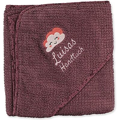 Wolimbo Bio Kapuzenbadetuch Mauve Lamas 100x100cm personalisierbar Badehandtuch weiches Babyhandtuch Geschenk zur Taufe, Geburt 100% Baumwolle Wolimbo Bio Kapuzenbadetuch Mauve Lamas 100x100cm personalisierbar Badehandtuch weiches Babyhandtuch Geschenk zur Taufe, Geburt 100% Baumwolle
