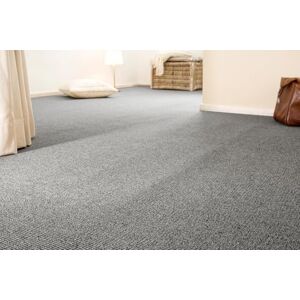 andiamo Teppichboden Brian für Wohnzimmer und Schlafzimmer Teppichbelag aus 100% recyceltem Polyester Meterware für die Verlegung auf Treppenstufen Bodenbelag 400 x 450 cm Grau andiamo Teppichboden Brian für Wohnzimmer und Schlafzimmer Teppichbelag aus 100% recyceltem Polyester Meterware für die Verlegung auf Treppenstufen Bodenbelag 400 x 450 cm Grau