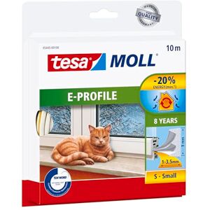 tesa INSULATION Dichtungsband S -Selbstklebende Gummidichtung zum Isolieren von Spalten an Fenstern und Türen Weiß 10 m x 9 mm x 4 mm tesa INSULATION Dichtungsband S -Selbstklebende Gummidichtung zum Isolieren von Spalten an Fenstern und Türen Weiß 10 m x 9 mm x 4 mm