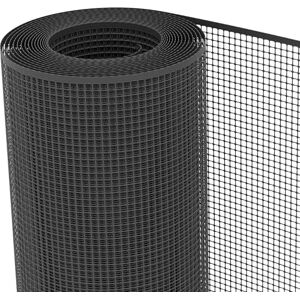 TENAX Quadra 10 Anthrazit 1,00x5 m, Schutznetz aus Kunststoff, Vielzwecknetz mit quadratischen Maschen um Balkone, Umzäunungen und Geländer zu schützen TENAX Quadra 10 Anthrazit 1,00x5 m, Schutznetz aus Kunststoff, Vielzwecknetz mit quadratischen Maschen um Balkone, Umzäunungen und Geländer zu schützen