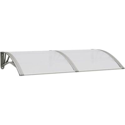 vidaXL Türvordach Überdachung Haustür Pultvordach Türdach Haustürvordach Haustürdach Vordach Regenschutz Grau 150x80cm Polycarbonat vidaXL Türvordach Überdachung Haustür Pultvordach Türdach Haustürvordach Haustürdach Vordach Regenschutz Grau 150x80cm Polycarbonat