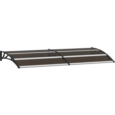 vidaXL Türvordach Haustürdach Haustür Überdachung Türdach Pultvordach Vordach Haustürvordach Schwarz 200x80cm PC Aluminiumstab ABS-Halterung vidaXL Türvordach Haustürdach Haustür Überdachung Türdach Pultvordach Vordach Haustürvordach Schwarz 200x80cm PC Aluminiumstab ABS-Halterung